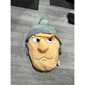 Vintage Michigan State Sparty Pillow